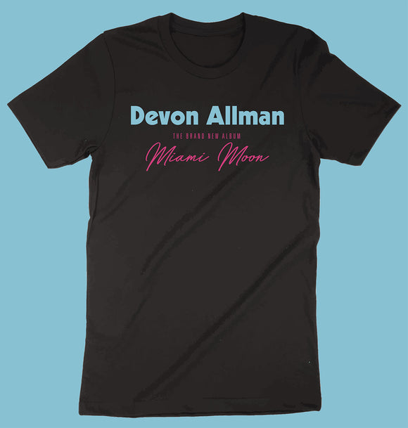 Devon Allman - Miami Moon - Black T-Shirt